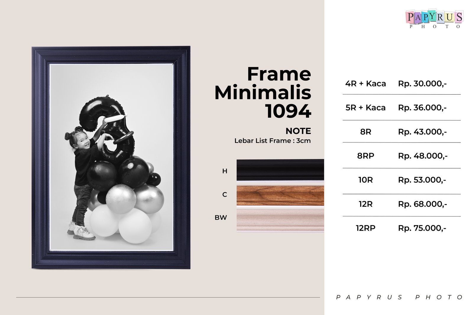 Frame Minimalis 1094